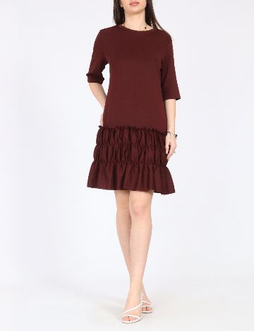 Rochie scurta Zara, caramiziu