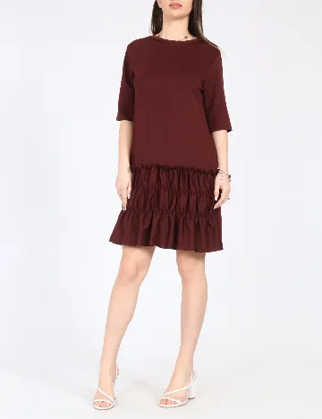 Rochie scurta Zara, caramiziu