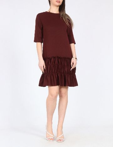 Rochie scurta Zara, caramiziu