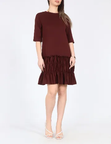 Rochie scurta Zara, caramiziu