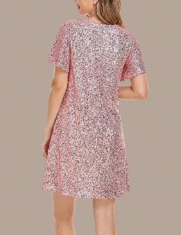 Rochie scurta SHEIN, roz