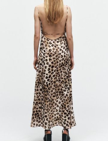 Rochie lunga Zara, animal print
