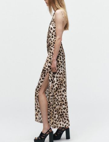 Rochie lunga Zara, animal print