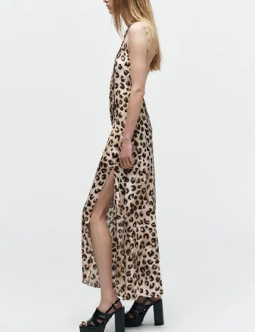 Rochie lunga Zara, animal print