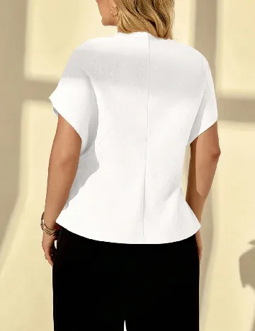 Bluza SHEIN CURVE, alb