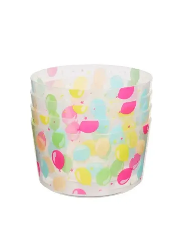 Set boluri 4 bucati ACTION, mix culori