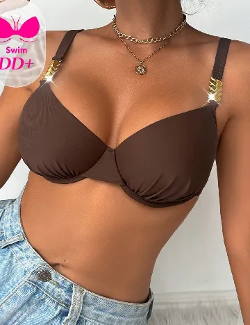 Sutien de baie SHEIN, maro