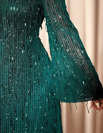 Rochie scurta SHEIN CURVE, verde