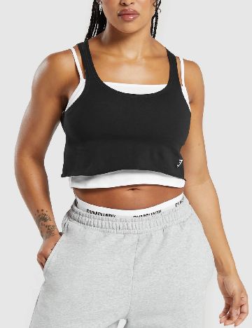 Top Gymshark, negru