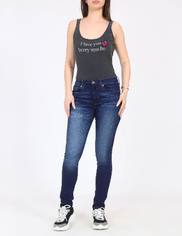 Body Bershka, gri petrol