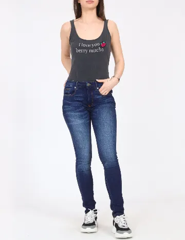 Body Bershka, gri petrol