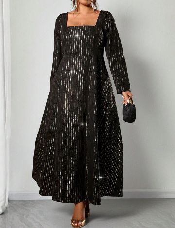 Rochie lunga SHEIN CURVE, negru