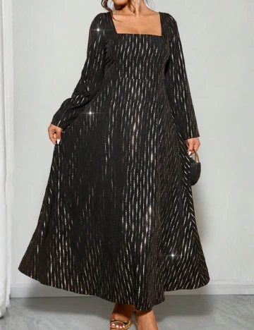 Rochie lunga SHEIN CURVE, negru