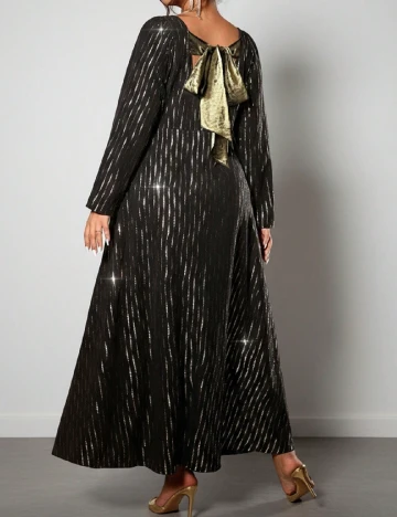 Rochie lunga SHEIN CURVE, negru