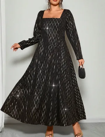 Rochie lunga SHEIN CURVE, negru