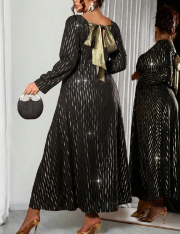 Rochie lunga SHEIN CURVE, negru