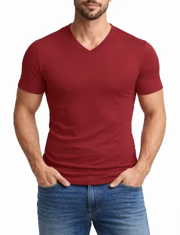 Tricou Zara, rosu