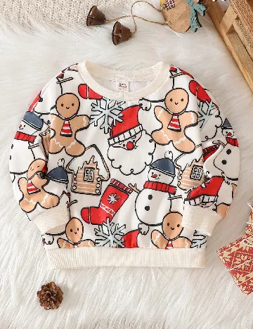 Bluza Cozy Pixies, crem