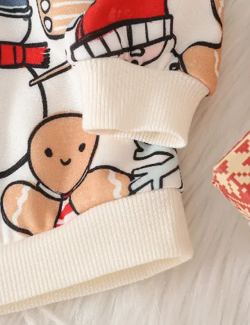 Bluza Cozy Pixies, crem