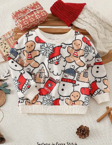 Bluza Cozy Pixies, crem