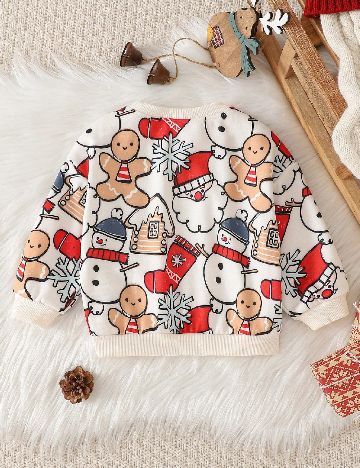 Bluza Cozy Pixies, crem