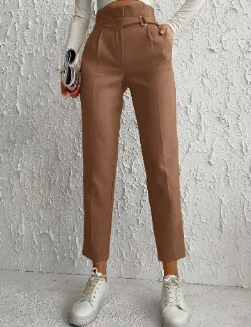 Pantaloni SHEIN, maro