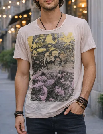 Tricou Zara, piersica