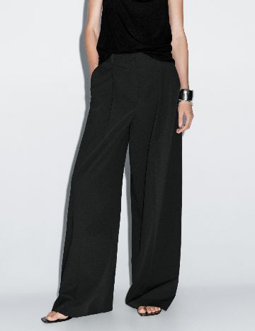 Pantaloni Massimo Dutti, negru