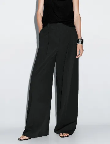 Pantaloni Massimo Dutti, negru