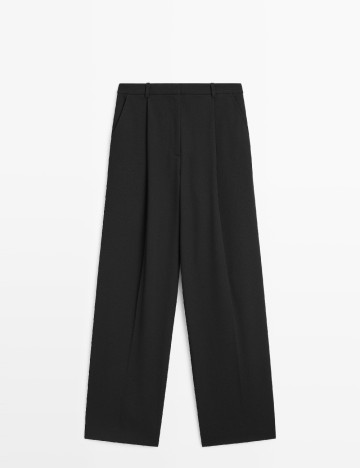 Pantaloni Massimo Dutti, negru