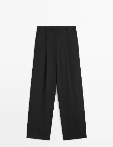 Pantaloni Massimo Dutti, negru