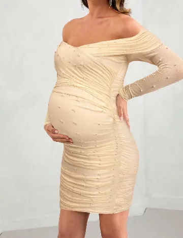 Rochie scurta SHEIN Maternity, galben