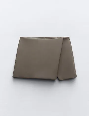 Fusta pantalon Zara, gri