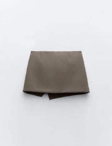 Fusta pantalon Zara, gri