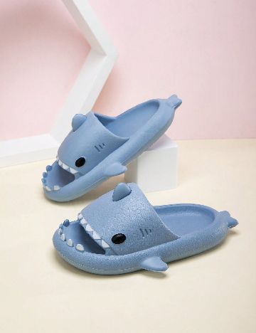 Slapi Shein Kids, albastru