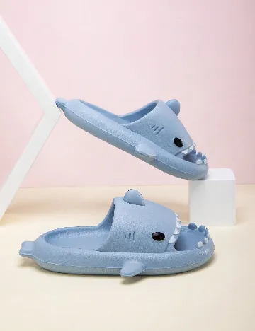 Slapi Shein Kids, albastru