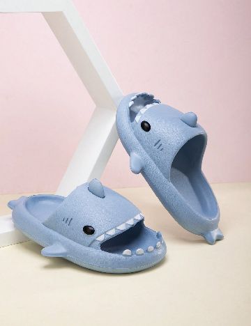 Slapi Shein Kids, albastru