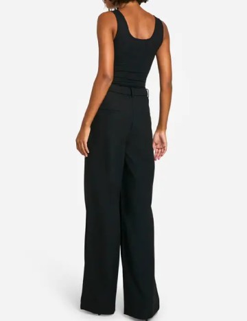 Pantaloni Boohoo, negru