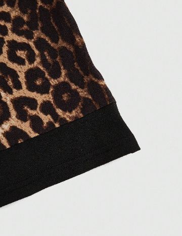 Top Romwe, animal print
