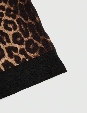 Top Romwe, animal print