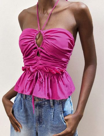 Top SHEIN, magenta