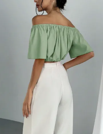 Top SHEIN CURVE, verde