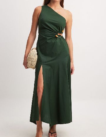 Rochie lunga NA-KD, verde