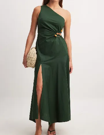 Rochie lunga NA-KD, verde