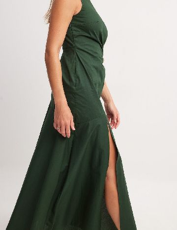 Rochie lunga NA-KD, verde