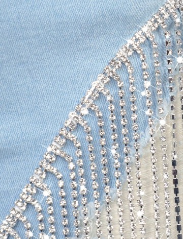 Pantaloni scurti SHEIN, albastru