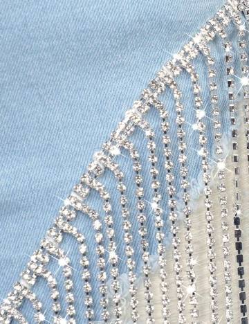 Pantaloni scurti SHEIN, albastru