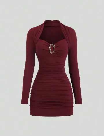 Rochie scurta SHEIN, visiniu