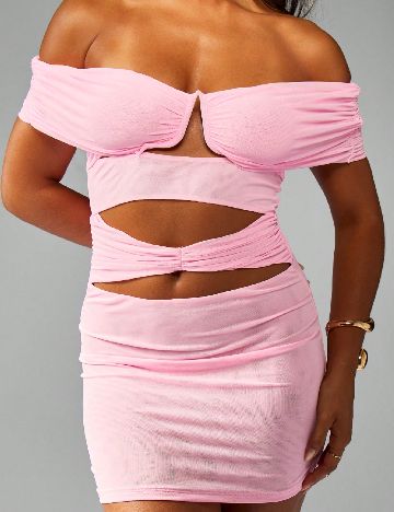 Rochie scurta Missguided, roz