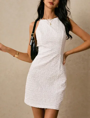 Rochie scurta SHEIN, alb